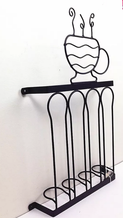 2x Metal Wall Art Decor Coffee Table Flower Vase Holder Home Decoration JBA3034