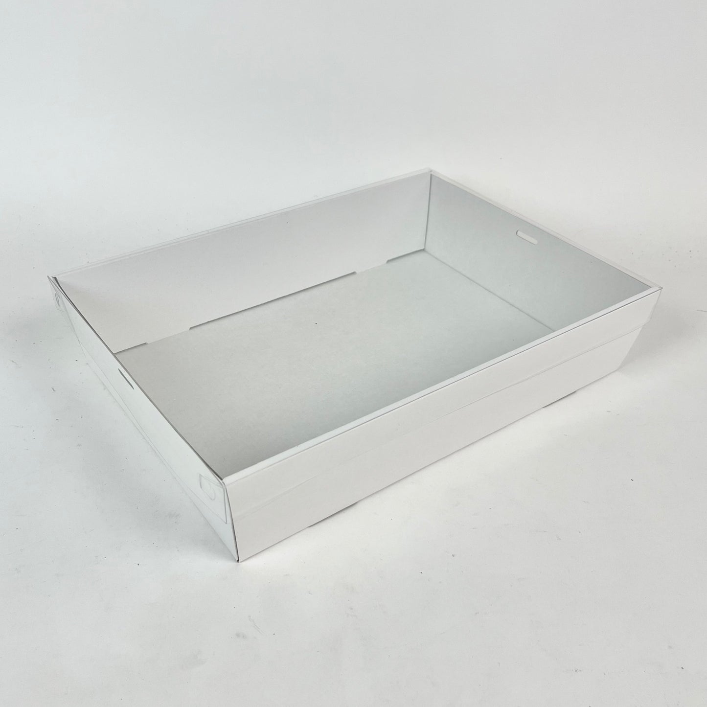 Grazing box - White with clear lid