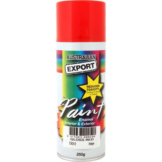Export spray paint (Melbourne Metro only)