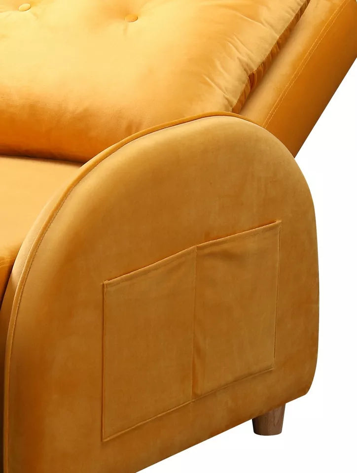 Pull Out Sofabed Single Seater Multi Function Bed Chaise Pocket Sofa ZY-2033