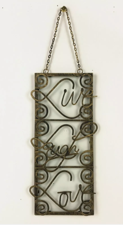 4x Metal Rectangle Hanging Picture Frame Vintage Style Wall Art Decor JBA3057