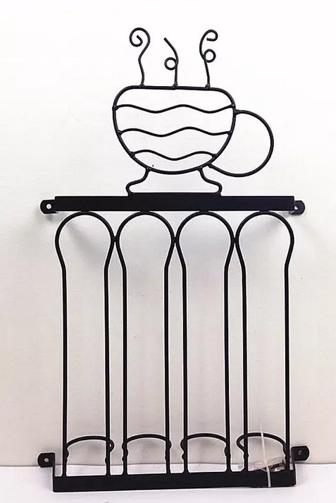 2x Metal Wall Art Decor Coffee Table Flower Vase Holder Home Decoration JBA3034