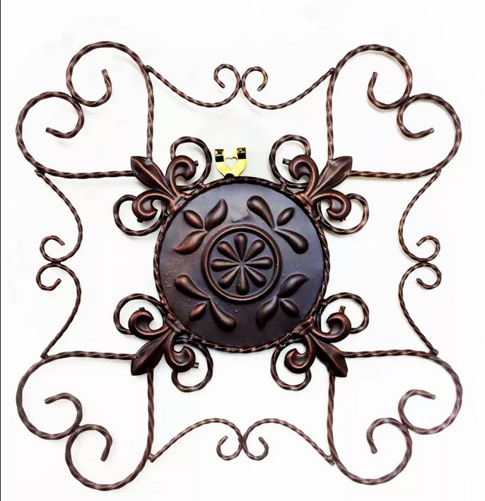 Metal Wall Art Decor Christmas Gift Present Front Door Home Decoration JBA3068