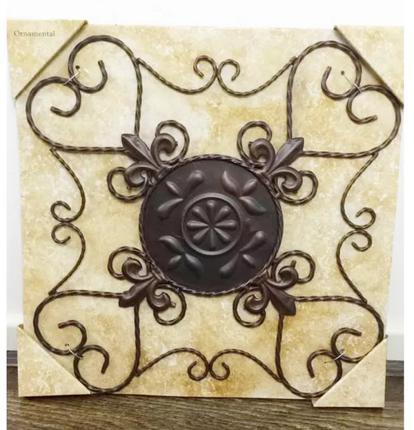 Metal Wall Art Decor Christmas Gift Present Front Door Home Decoration JBA3068