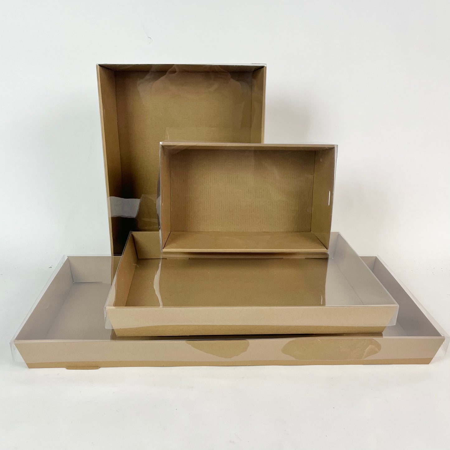 Gazing box - Brown with clear lid