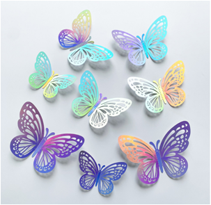 3D Butterfly Decorations