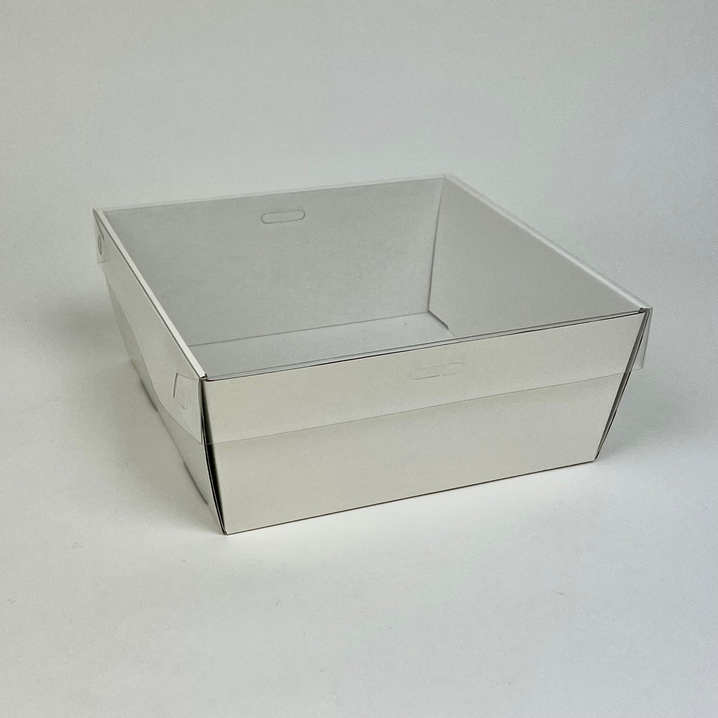 Gazing box -  White with clear lid