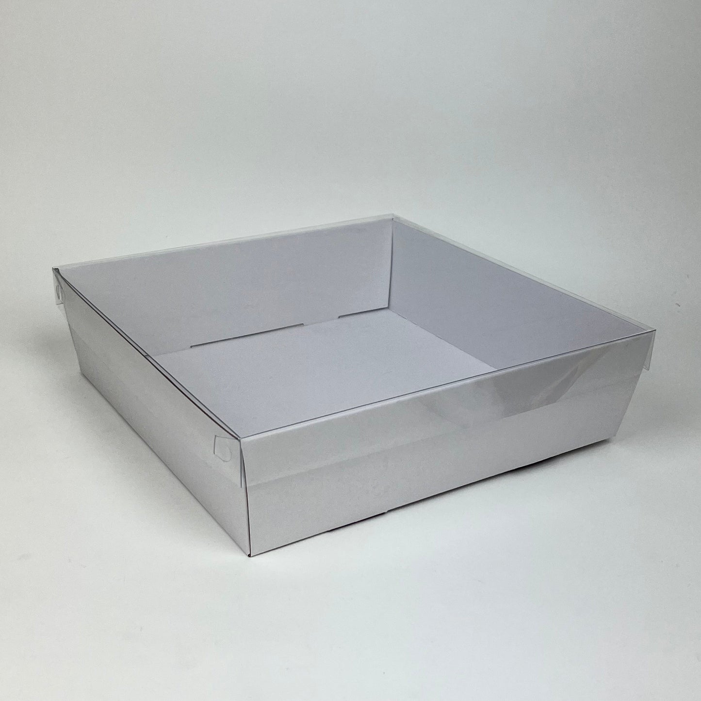 Gazing box -  White with clear lid