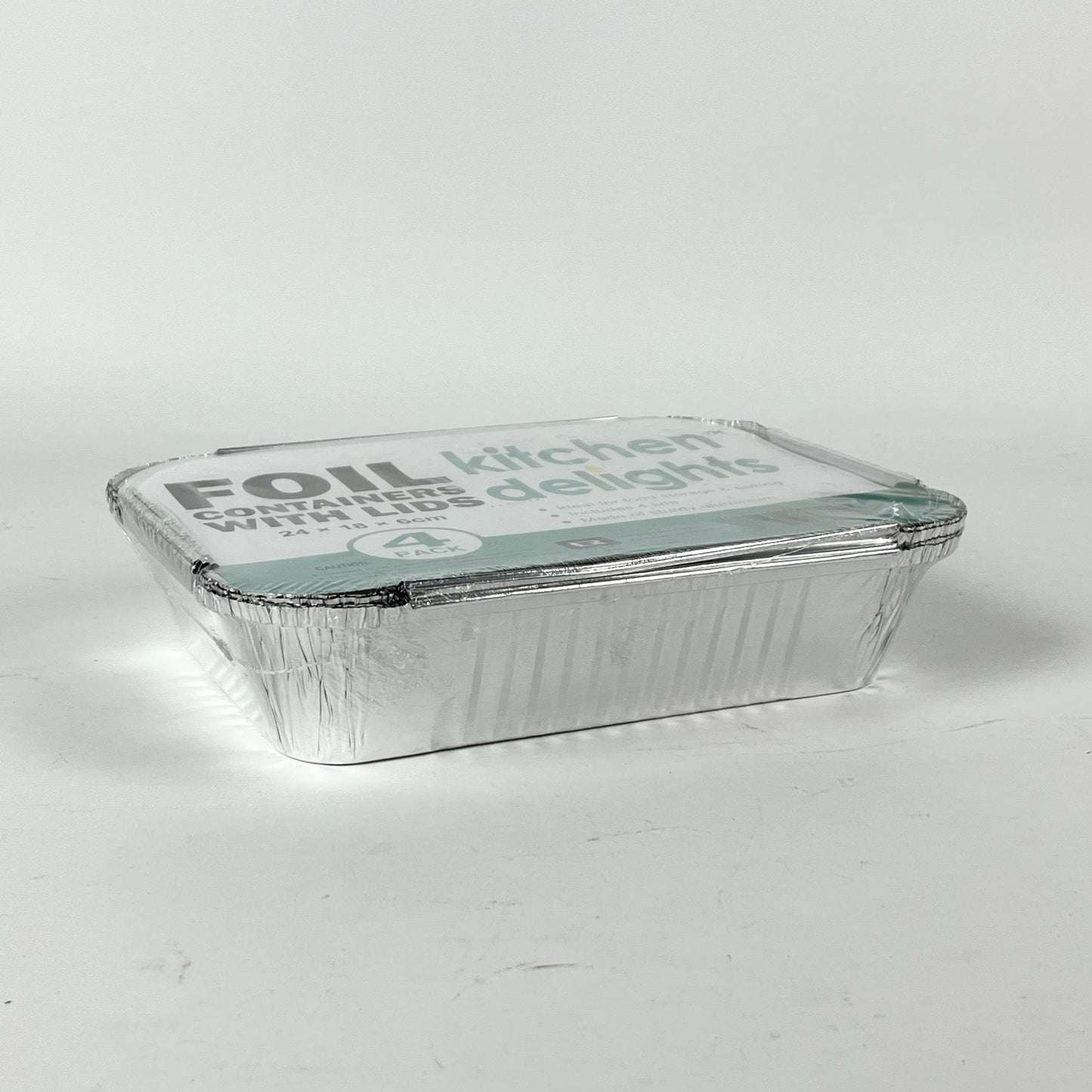 Foil containers with lids