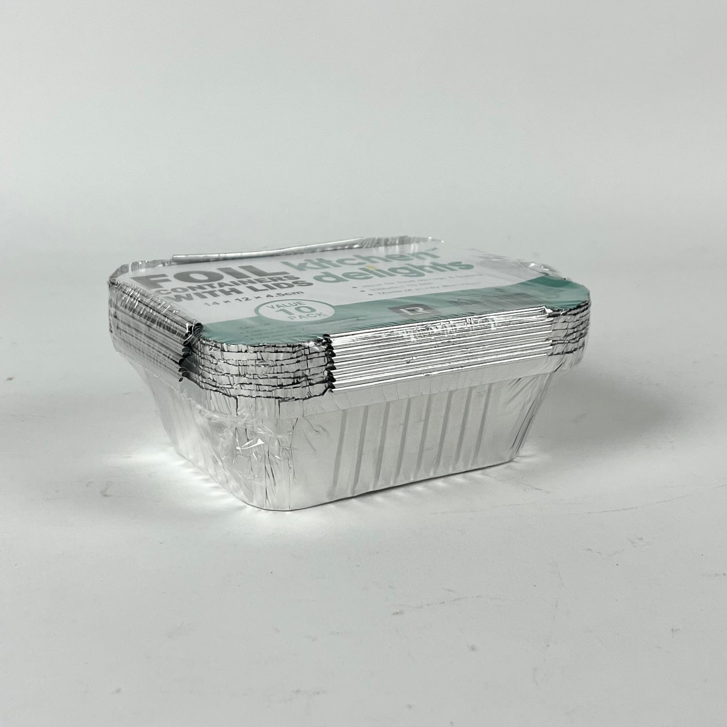 Foil containers with lids