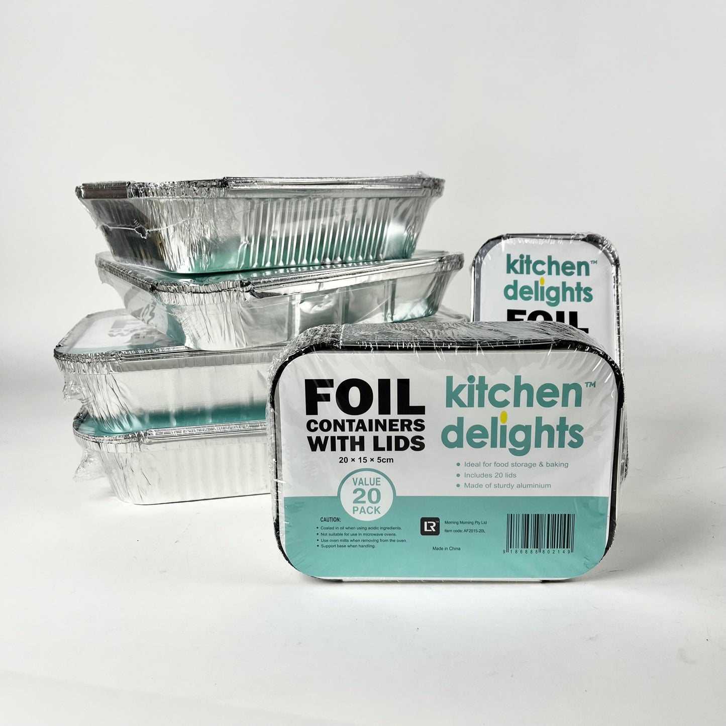 Foil containers with lids