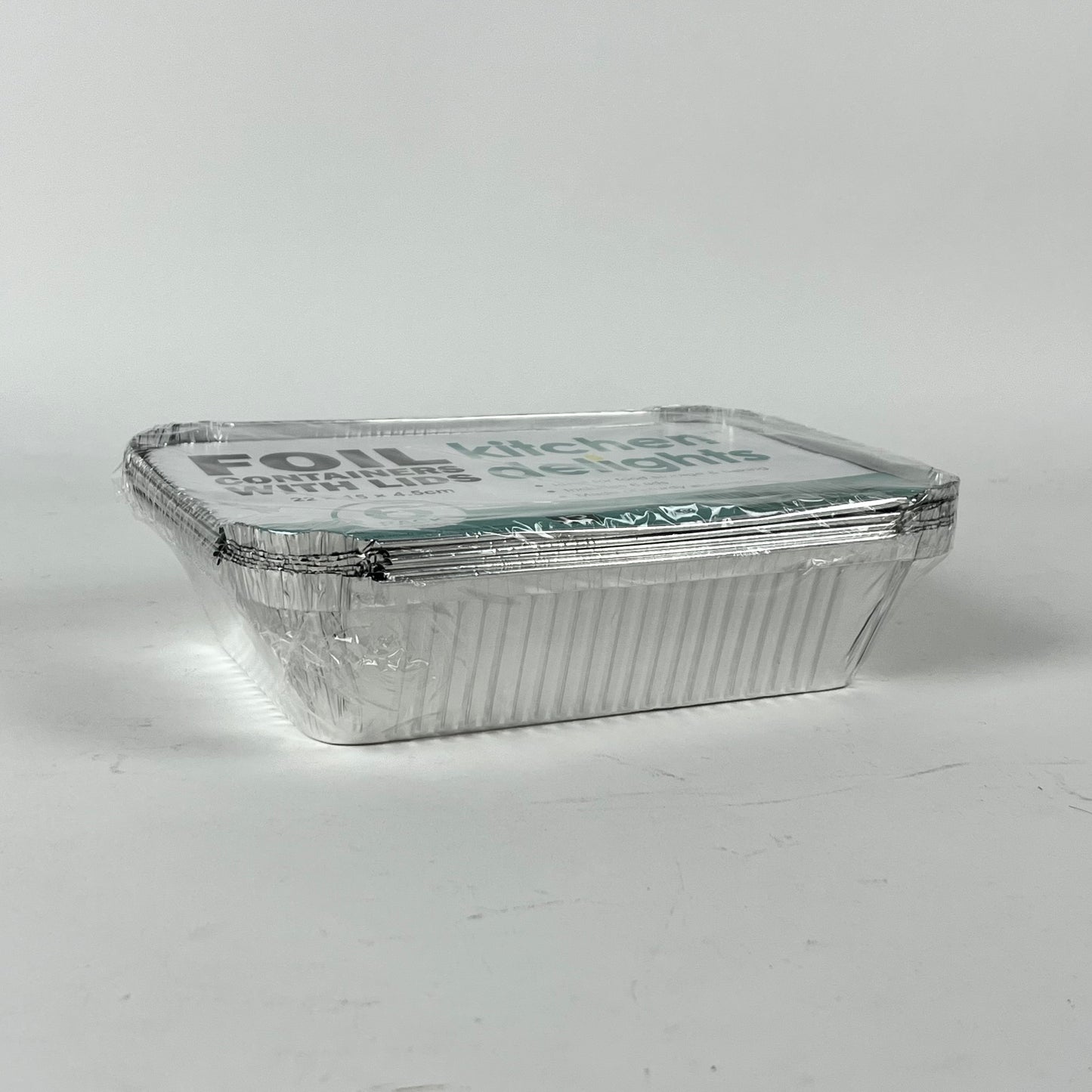 Foil containers with lids