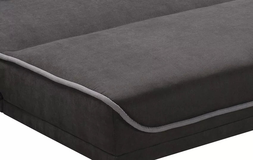 3 Seater Sofabed 2 Color Piping Design Solid Wood Base Sofa Bed Living ZY-2031