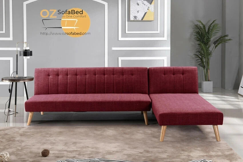 3 Seater Super Sized Sofabed Chaise Sofa Bed Seat Chair Living Room ZY-2028