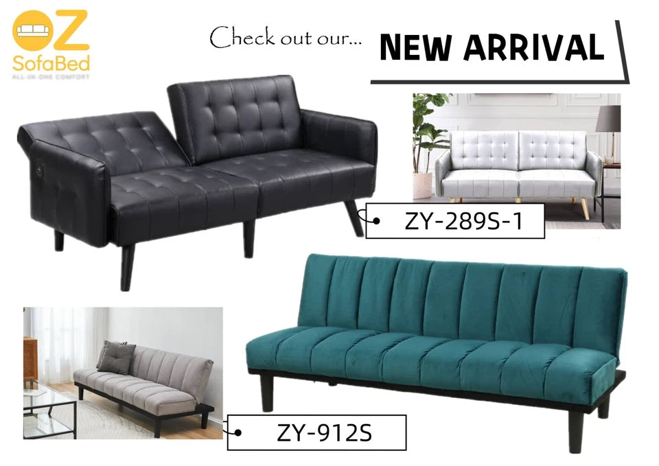 Sofabed Wooden Leg Sofa Bed Chair Living Room Apartment Lounge Couch ZY-581L